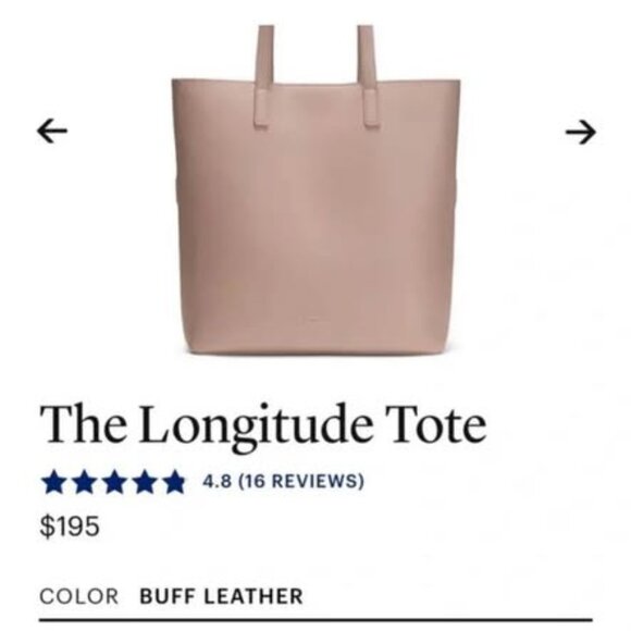 Away Longitude Tote Bag — Blush Pink - Picture 1 of 5